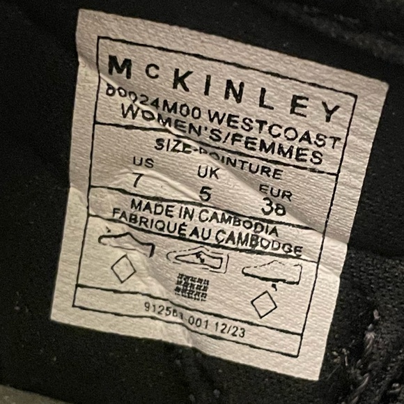 NWOT Womens McKINLEY Westcoast Sandals Dark Gray Size 7 - Picture 2 of 7